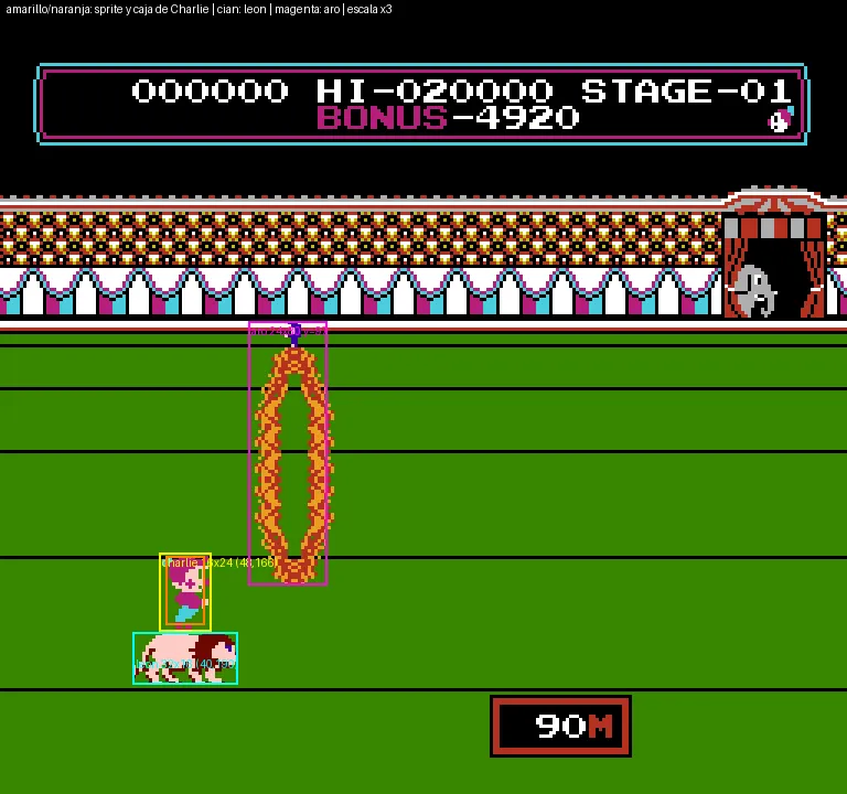 Sprites vs Cajas de colisión