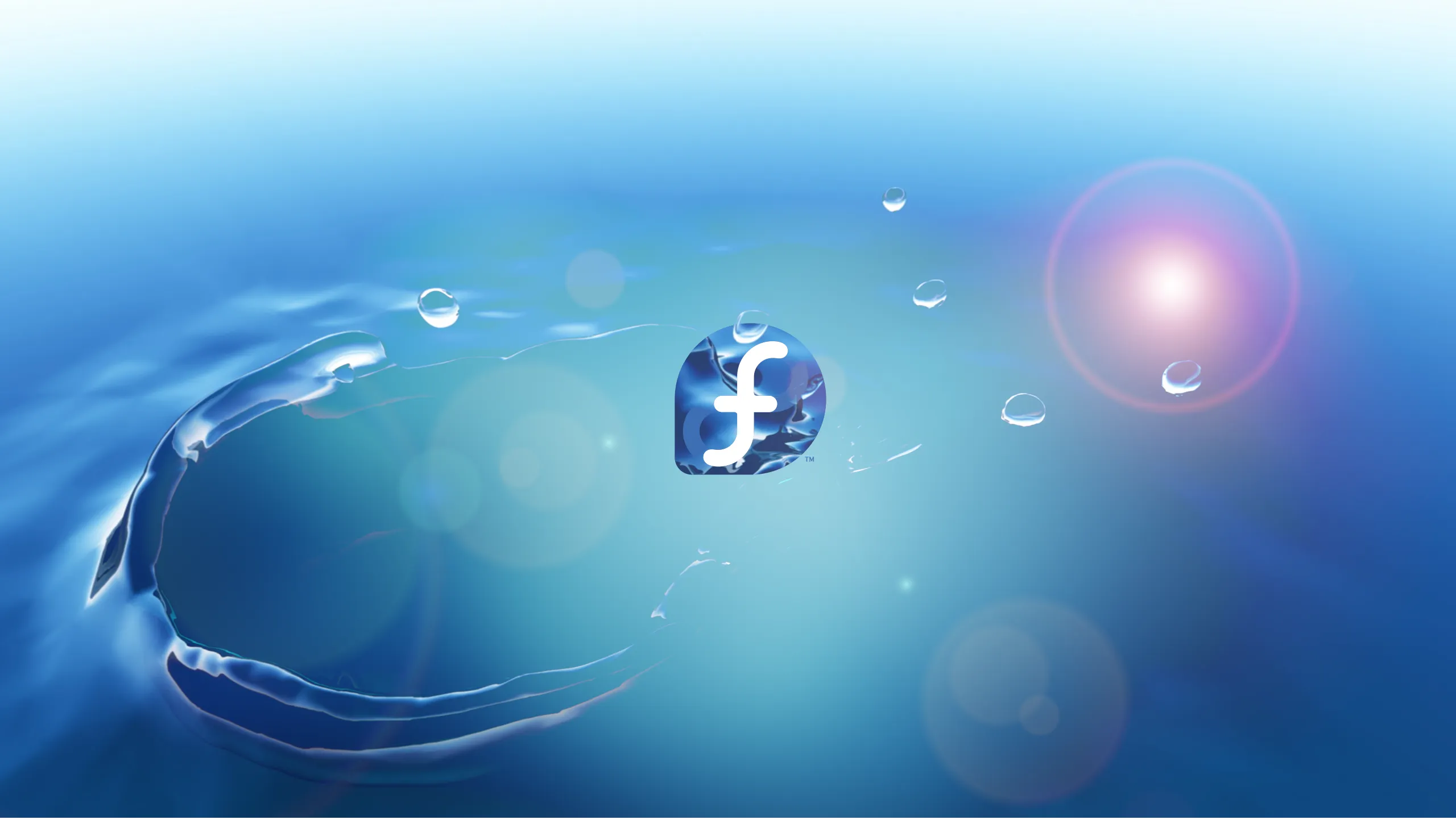 Fedora Splash — clic para ampliar