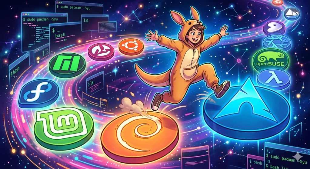 Distro hopping: saltar de una distribución a otra